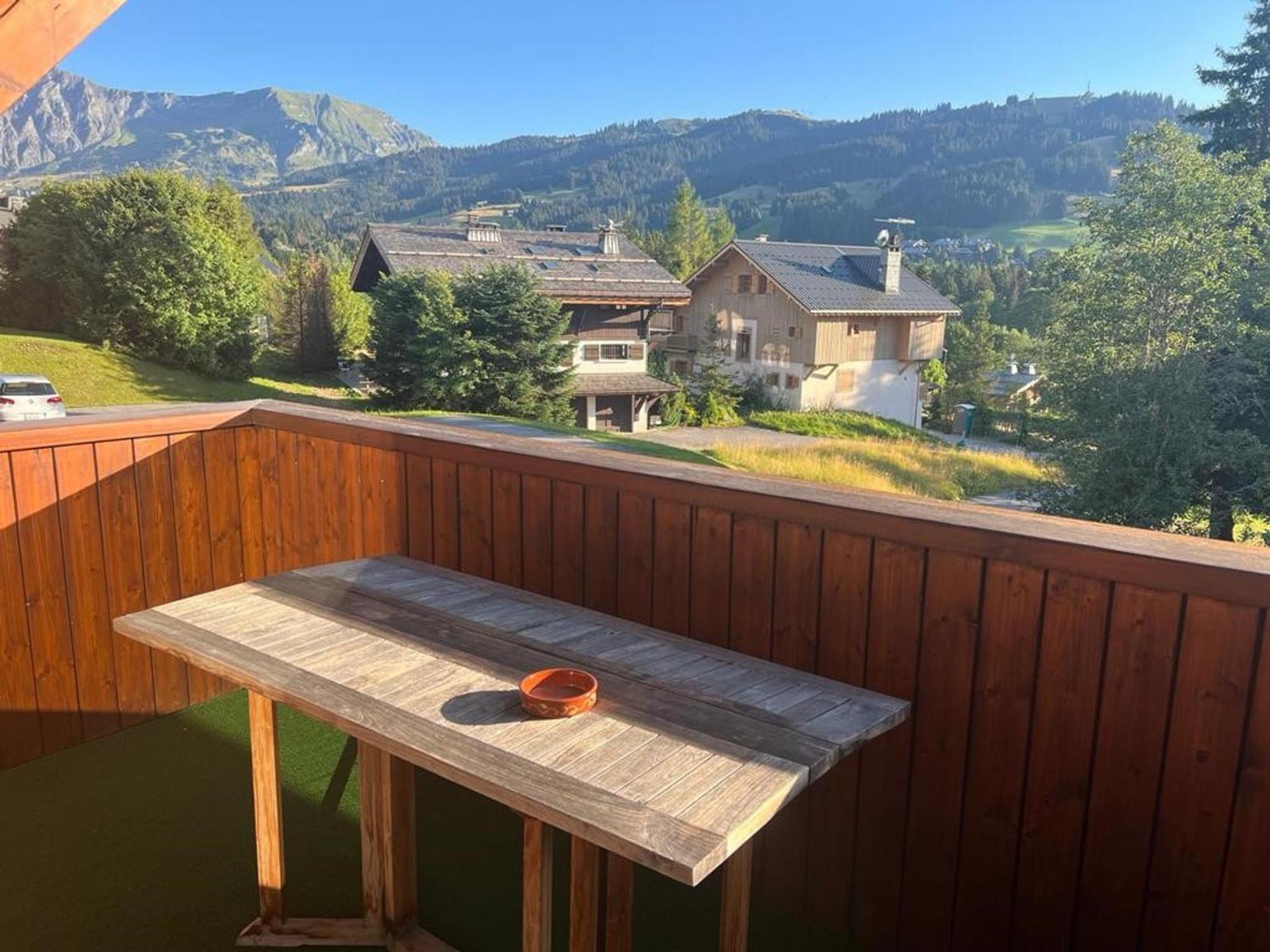 Studio 4 Pers - Balcon - Proximite Pistes Et Golf - Tv - Garage - Animaux Ok - Tennis En Ete - Fr-1-453-82 Megeve Luaran gambar