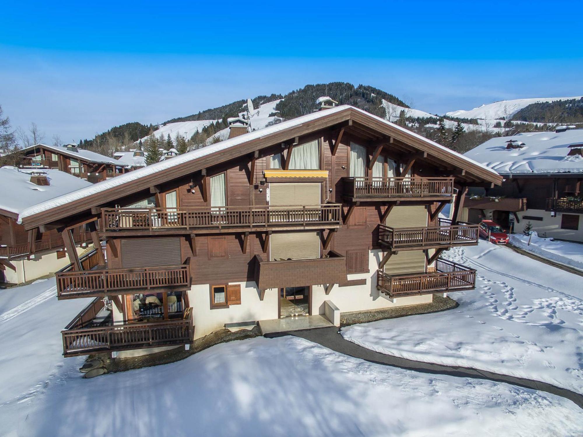 Studio 4 Pers - Balcon - Proximite Pistes Et Golf - Tv - Garage - Animaux Ok - Tennis En Ete - Fr-1-453-82 Megeve Luaran gambar