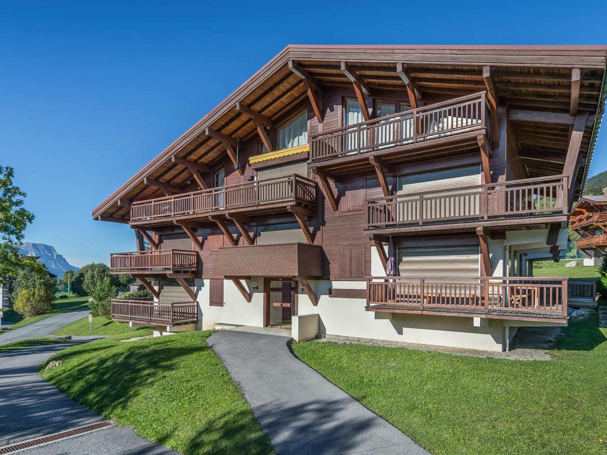 Studio 4 Pers - Balcon - Proximite Pistes Et Golf - Tv - Garage - Animaux Ok - Tennis En Ete - Fr-1-453-82 Megeve Luaran gambar